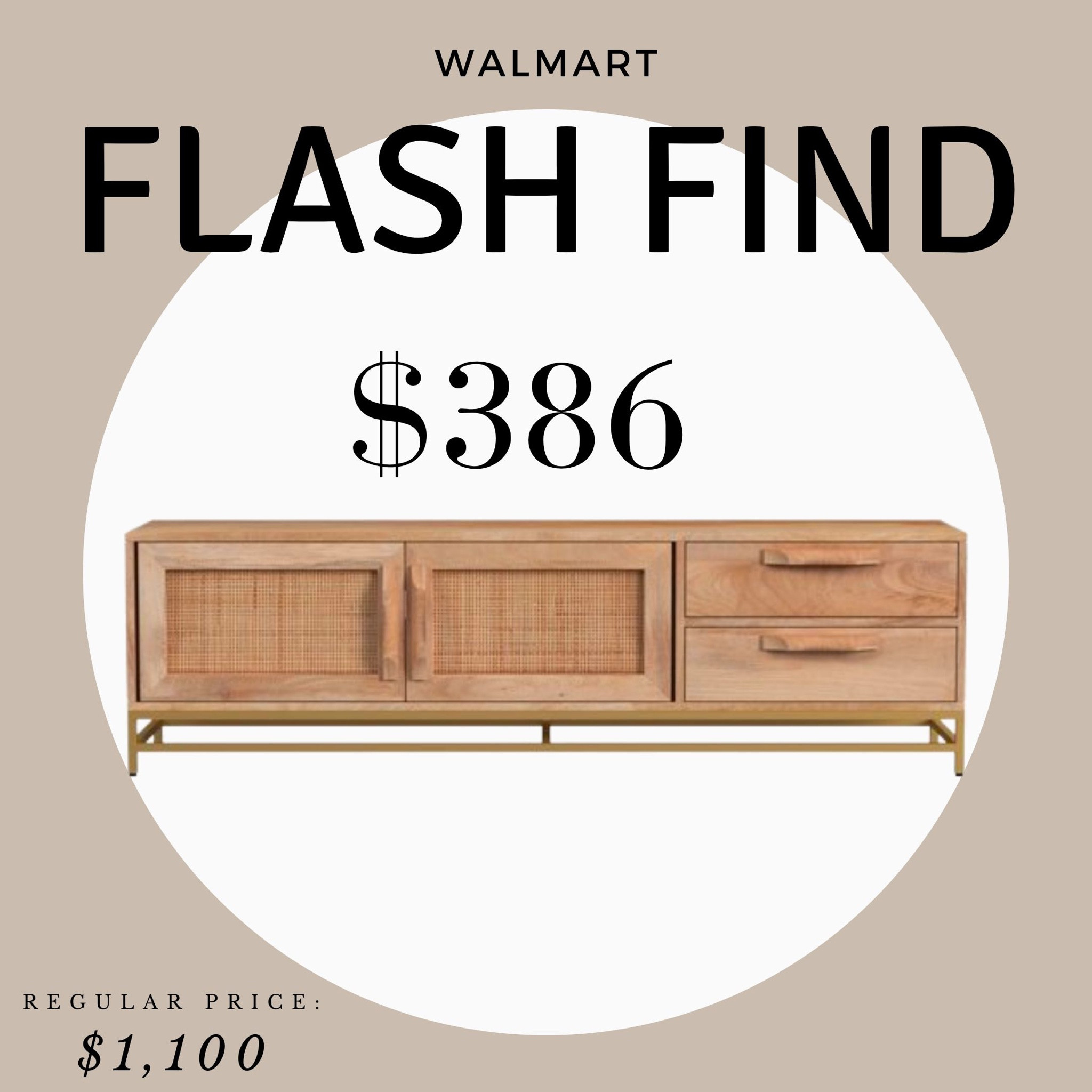 🚨Sale Alert🚨 If you’re looking for an affordable media console, this rattan mango wood tv stand could be it!  It’s on sale right now for 65% off 🤯. 

Living room furniture. Modern traditional media unit. Transitional tv stand. Tv stand. Media unit. Rattan and wood media unit. Boho media unit. Natural media unit. Natural tv stand. Wicker tv stand. Rattan tv stand. Wicker media unit. Rattan media unit. Walmart finds. Walmart sale. Walmart clearance. Sale finds. living room furniture. Neutral media unit. Affordable home decor. #walmart #clerance #salealert #sale #mediaunit #tvstand #wicker #rattan #wood #livingroom 

#LTKSale #LTKhome #LTKFind