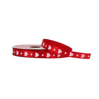 3/8" x 3yd. Satin Heart Ribbon by Celebrate It® Valentine's Day | Michaels | Michaels Stores