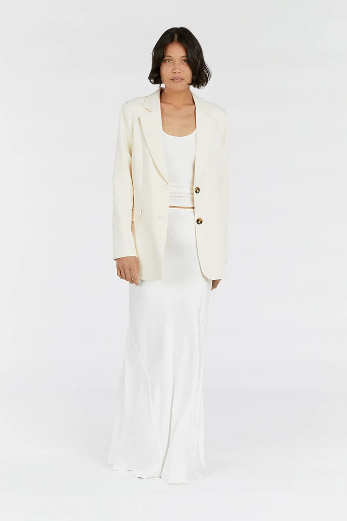 ROWAN CREAM SIGNATURE BLAZER | DISSH