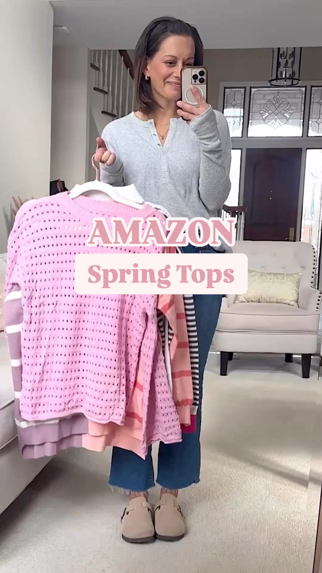 Amazon spring tops! 🌺 

All run true to size- wearing a small in all!



#LTKStyleTip #LTKFindsUnder50 #LTKOver40