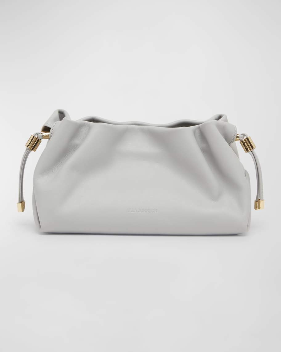 Ulla Johnson Remy Mini Leather Clutch Bag | Neiman Marcus