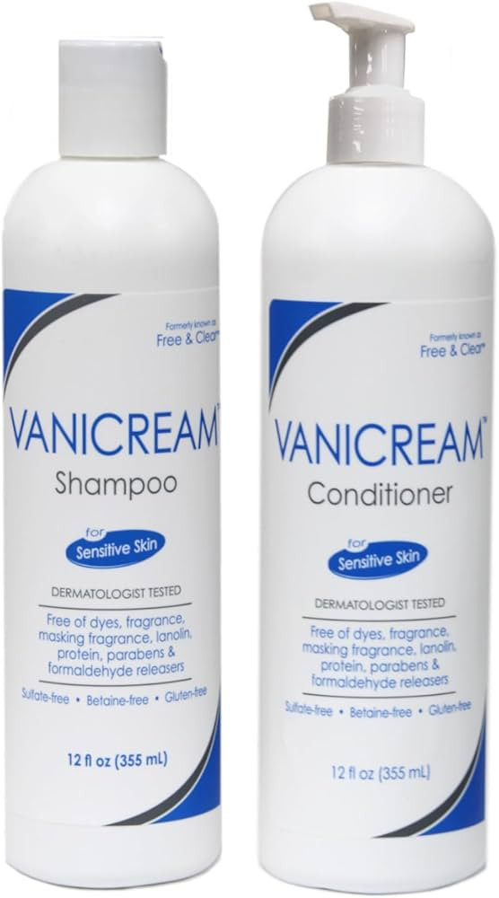 Vanicream Set, includes Shampoo-12 Oz and Conditioner-12 Oz - One each | Amazon (US)