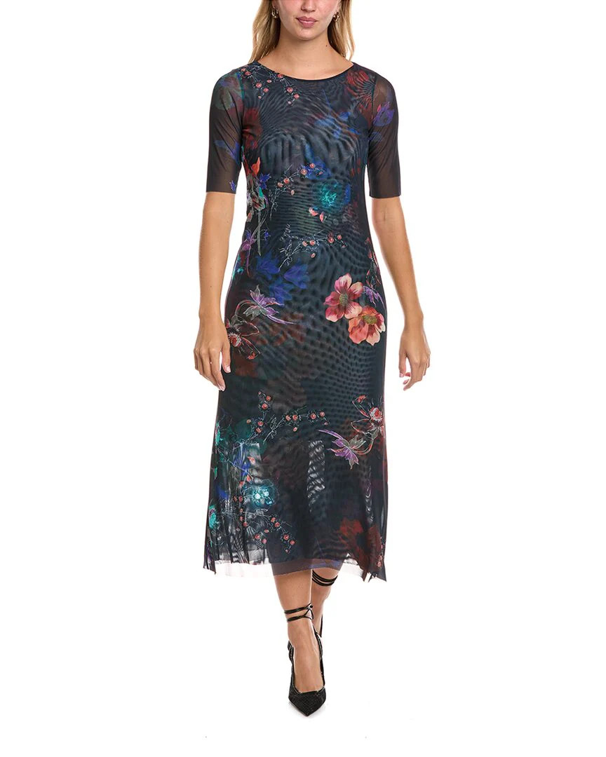 Johnny Was Astrid Mesh Midi Dress | Shop Simon