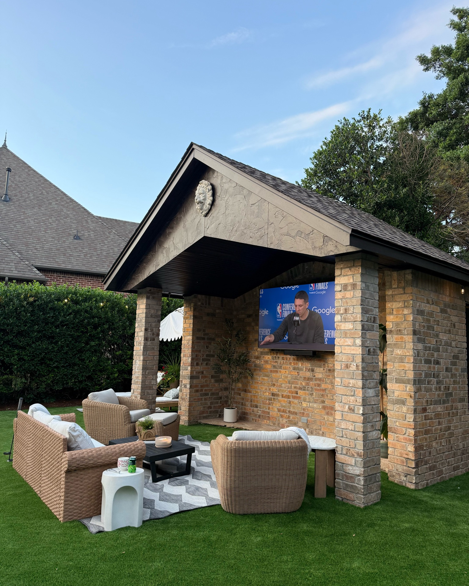 #ad our dream backyard reveal!!! 🏡⛳️🔨 bye pool! We are absolutely obsessed with how this turned out!! 

We got all our patio furniture from @wayfair!  Wayfair has the seating to make your home the ultimate staycation spot for all your hosting and entertaining needs 🌴

#wishyouwerehere #outdoor #Wayfair #WayfairPartner

#LTKHome #LTKdayinmylife #LTKSaleAlert