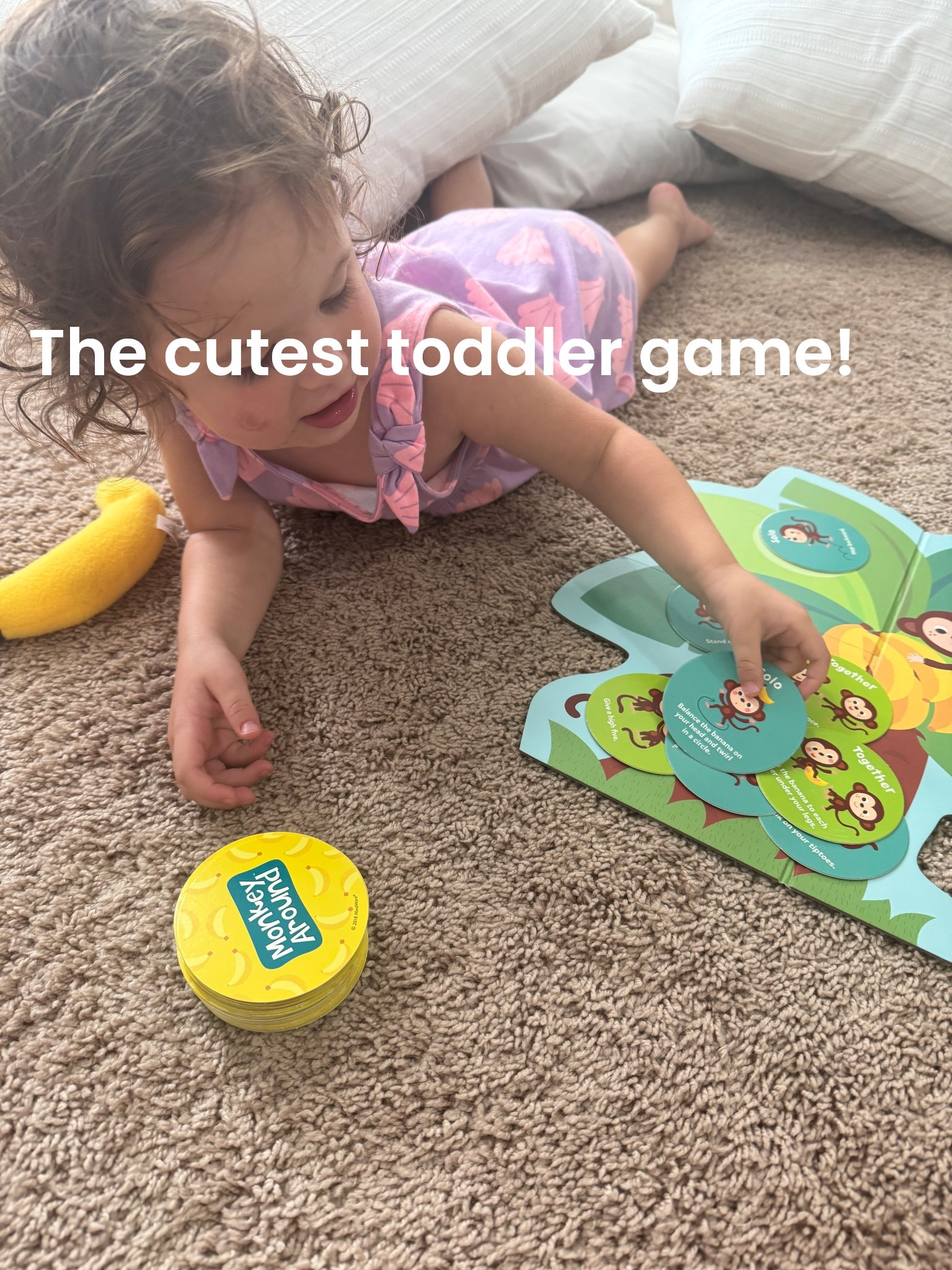 The cutest toddler game! #Amazon #Walmart #Target #ToddlerGame #GameNight #Playroom #ToddlerToys #KidToys #Games #ToddlerGames