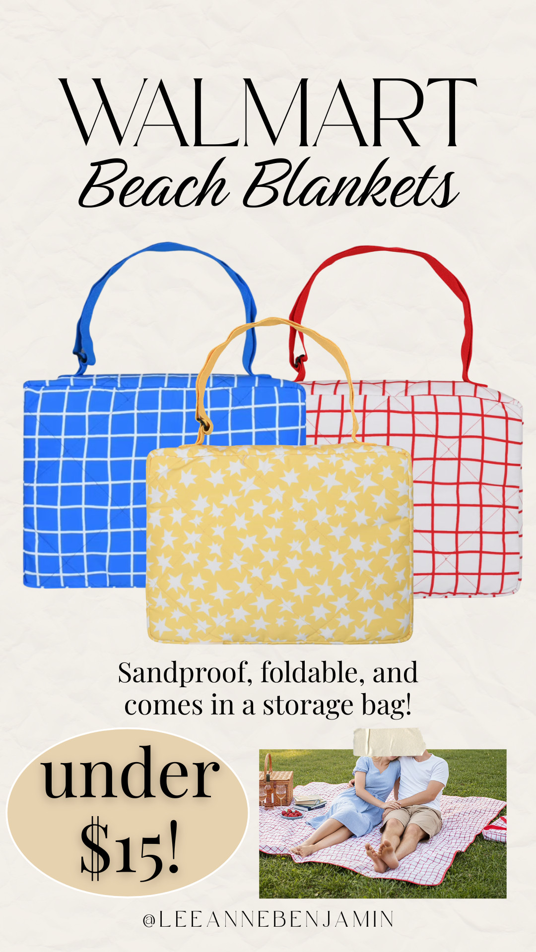 The cutest foldable beach bags from Walmart!  

 #LTKMothersDay #LTKSwim #LTKKids
