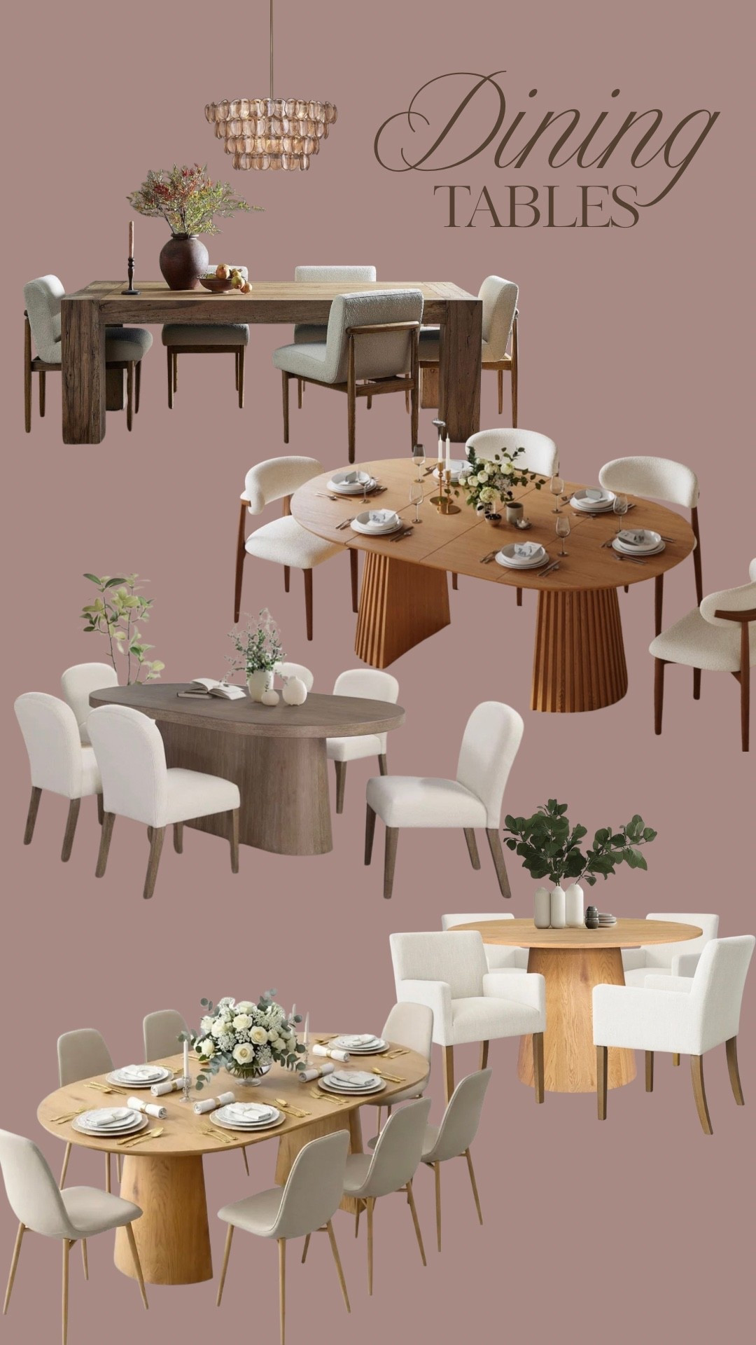 Dining tables that will elevate your home 🍽️

#homedesign
#diningroom

#LTKHome #LTKSaleAlert #LTKfoodie
