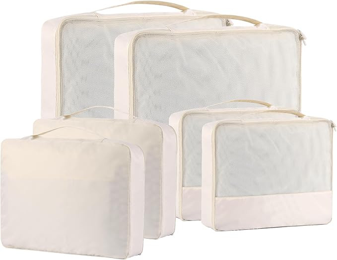 DoubleTrip Packing Cubes for Suitcases Carry on Luggage Organizer 6 Set Travel Accessories Lightw... | Amazon (US)