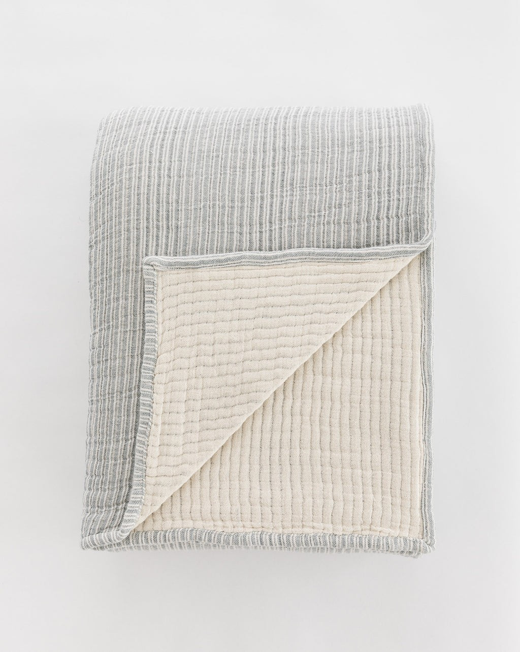 Hanson Striped Cotton Coverlet | McGee & Co.