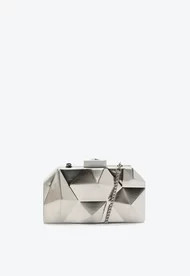 Bolsa Clutch Prateada | Schutz BR