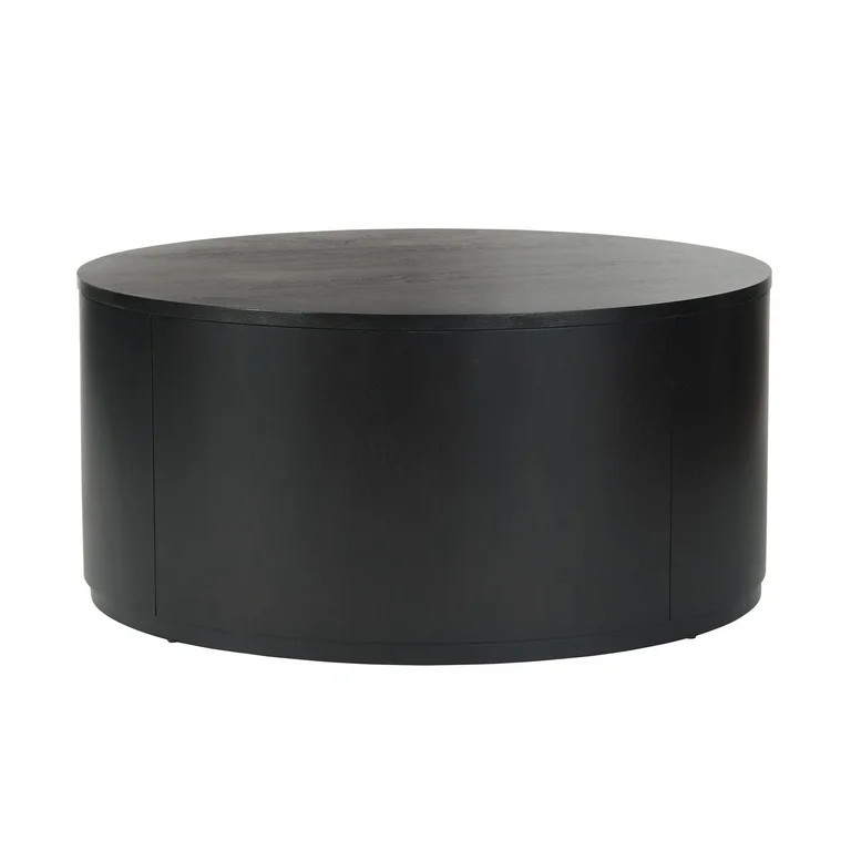 Better Homes & Gardens Miller Drum Coffee Table, Black | Walmart (US)