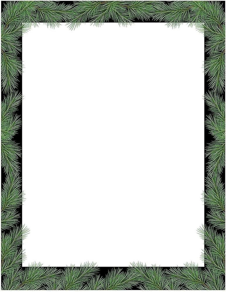 Great Papers! Christmas Pine Holiday Letterhead, 8.5" x 11", 80 sheets (2018009),Pink | Amazon (US)