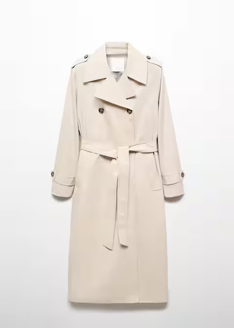 Double-button trench coat | MANGO (US)
