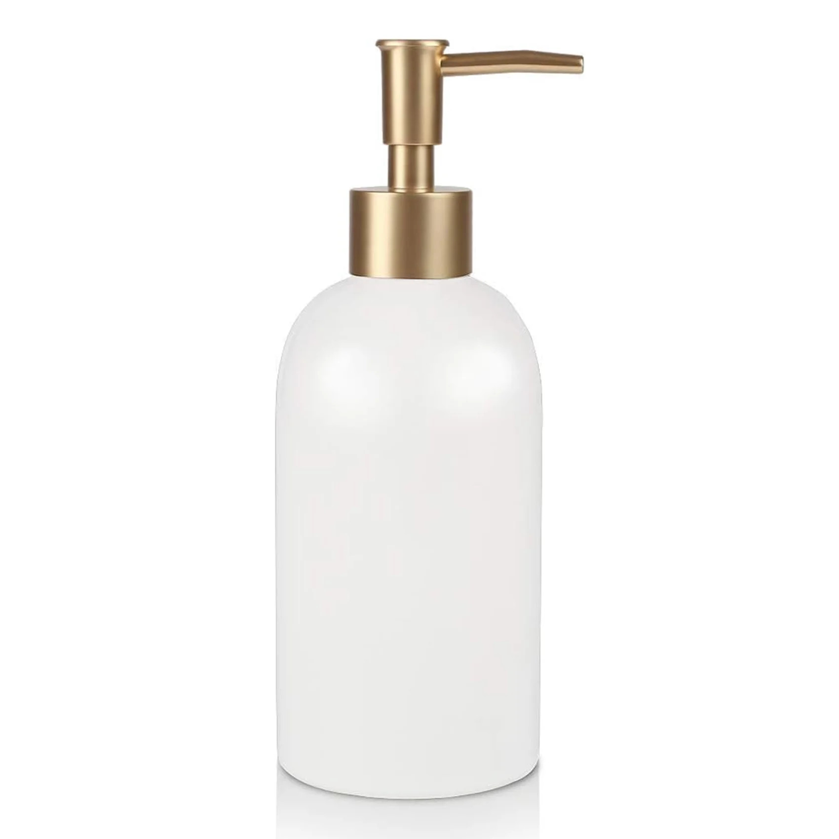 Ozzptuu Ceramic Soap Dispenser, Refillable Liquid Hand Soap Dispenser with Gold Pump, Countertop ... | Walmart (US)