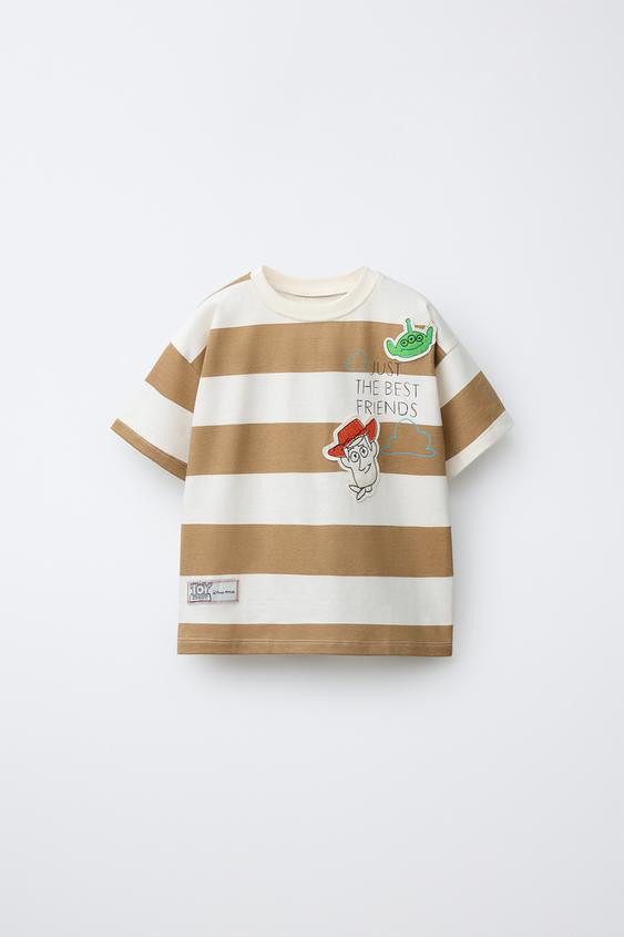 STRIPED TOY STORY © DISNEY PIXAR PATCH T-SHIRT | Zara US
