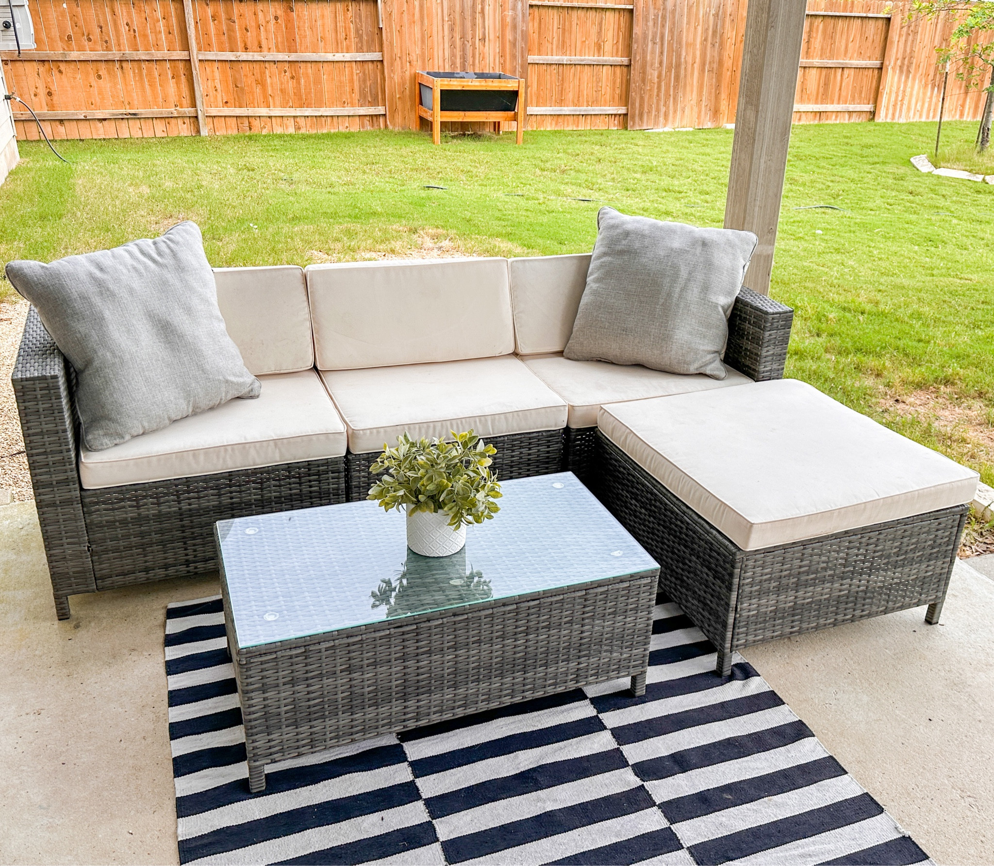 This outdoor sofa patio set is great for large and small spaces. It’s super affordable, stylish, and the pieces are adjustable.

#LTKFind #LTKhome #LTKSeasonal