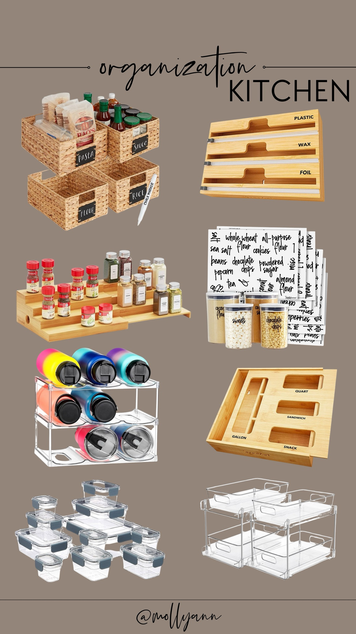 Get organized for 2025- kitchen/ pantry favorites! All from Amazon. 

#LTKOver40 #LTKHome #LTKFamily