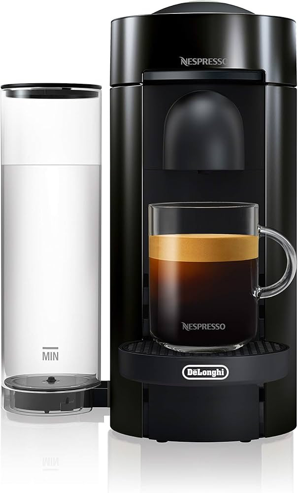 De'Longhi Nespresso Vertuo Plus Coffee and Espresso Machine by De'Longhi,8 oz, Ink Black | Amazon (US)
