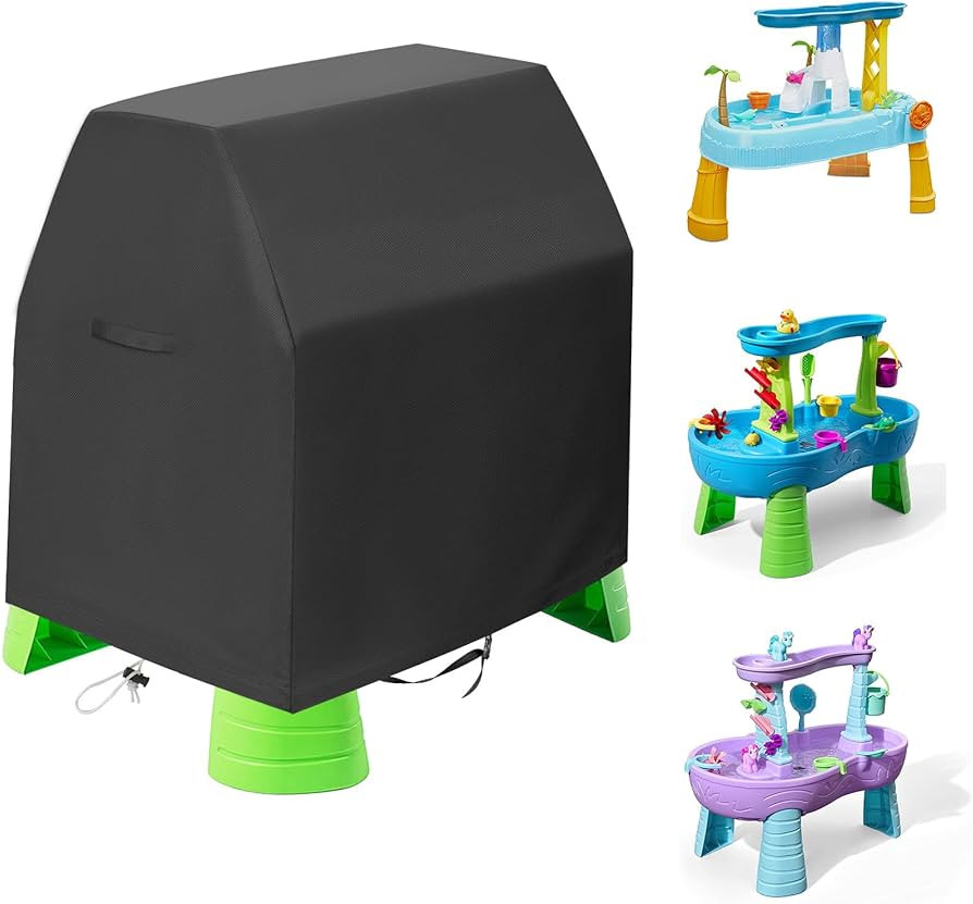 Kids Water Table Cover Suitable for Rain Showers Splash Pond Water Table\uff0cWaterproof and Dust... | Amazon (US)