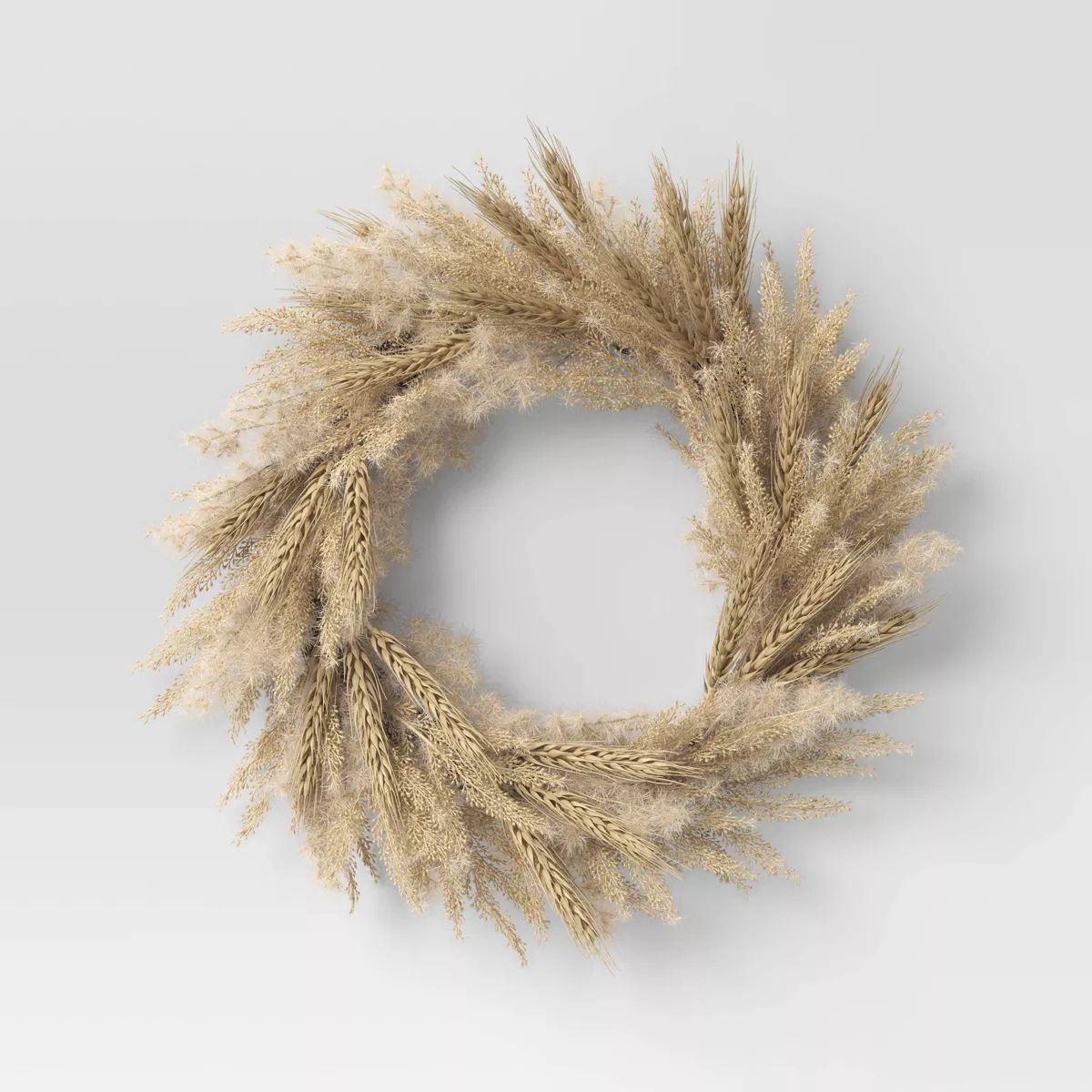 Fall Wheat Wreath - Threshold™ | Target