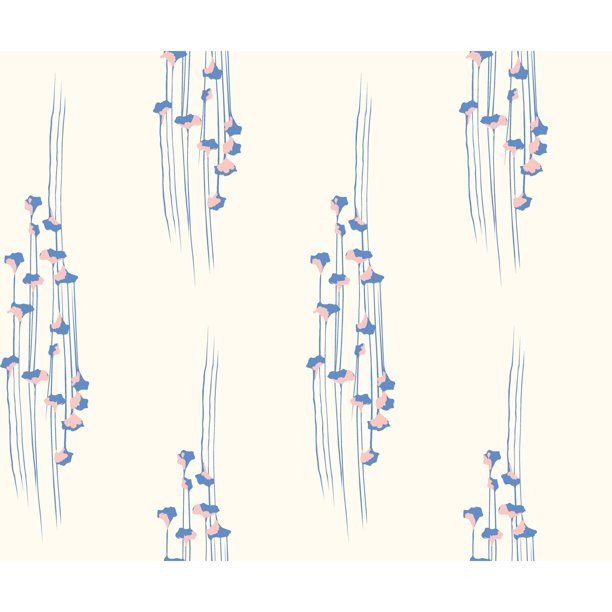 Gingko Blue Peel and Stick Wallpaper by Drew Barrymore Flower Home | Walmart (US)