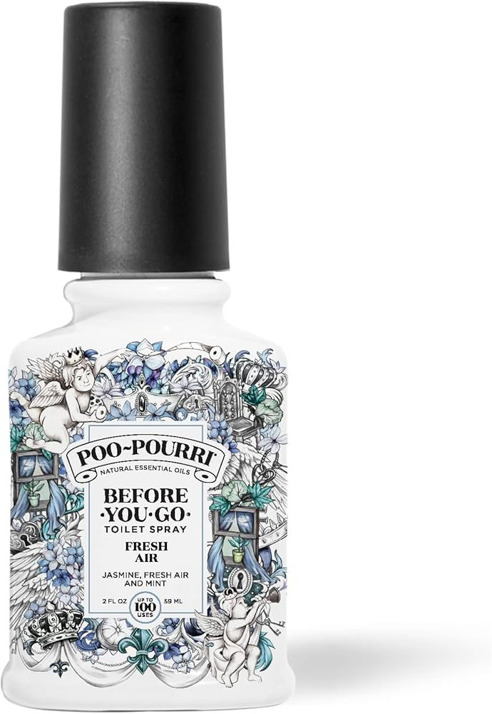 Poo-Pourri Before-You-Go Toilet Spray, Fresh Air, 2 Fl Oz - Jasmine, Fresh Air and Mint | Amazon (US)