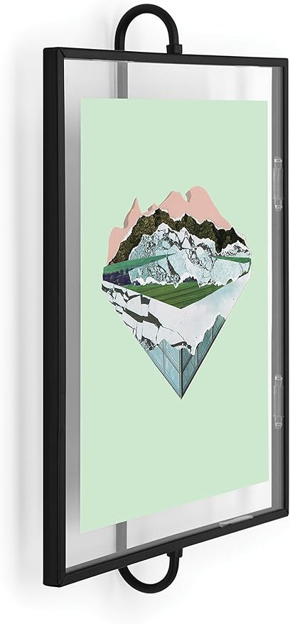 Umbra Phantom Wall Picture Frame, 8 x 10, Floating Frame, Black | Amazon (US)