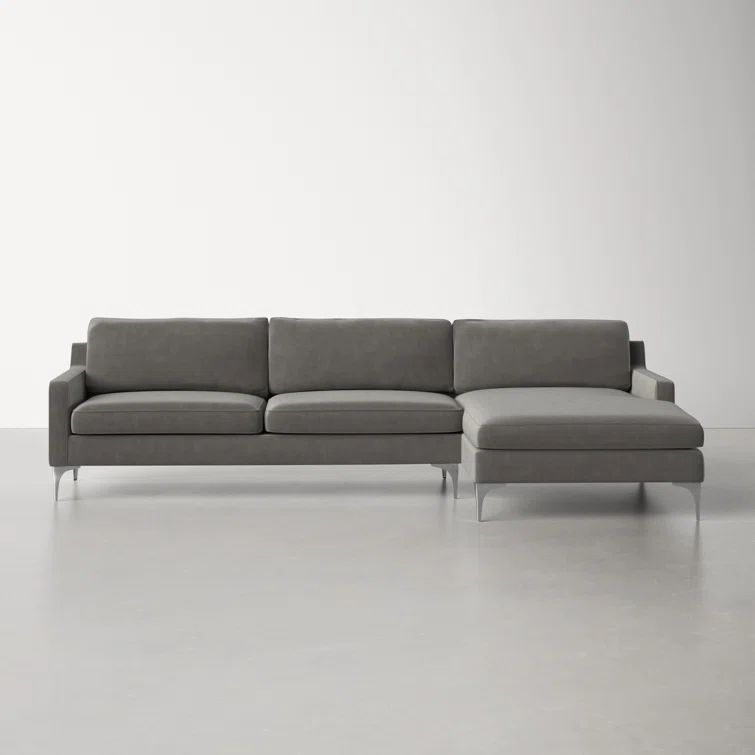 Jones 2 - Piece Upholstered Chaise Sectional | Wayfair North America