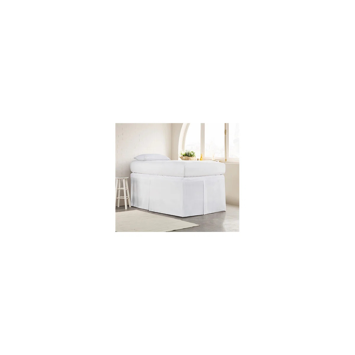 Tailored Dorm Sized Bed Skirt | Wayfair North America