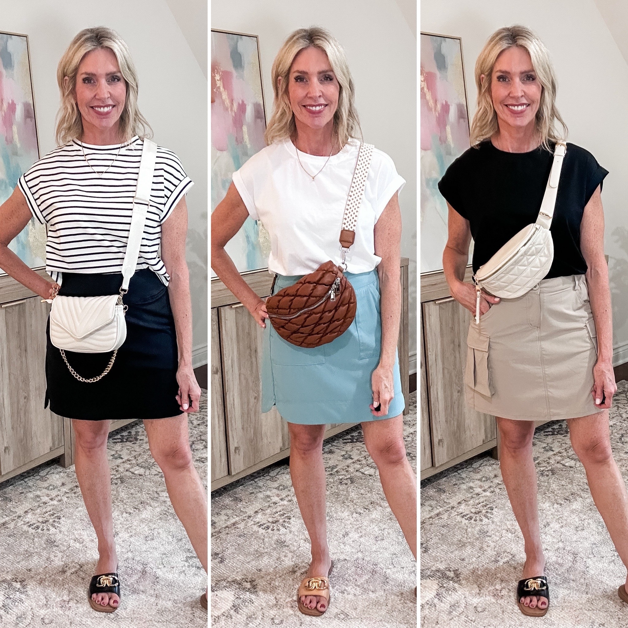 Want a longer length athletic skirt? Try these! They feature a length that hits around the knees plus they all have a stretchy waistband and front pockets. They have hidden shorts underneath too! All come in several colors and fit true to size.

#LTKOver40 #LTKFindsUnder50 #LTKActive