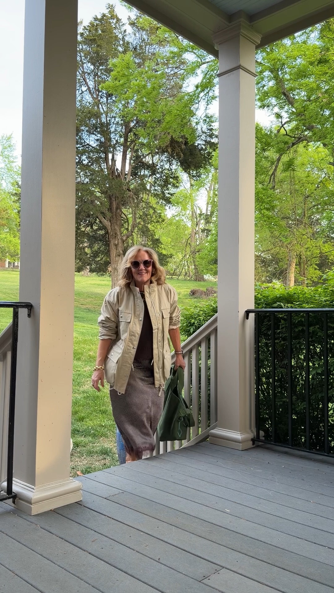 Loft skirt size medium petite M
Jacket size medium petite 
Sweater medium 
Cutest tote bag! 

#LTKPetite #LTKSaleAlert #LTKOver40