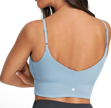 CRZ Yoga blue sports bra workout long line crop top. 

Gym. Amazon. Lululemon dupe. Workout. Fit. Style  

#LTKstyletip #LTKfit #LTKSeasonal