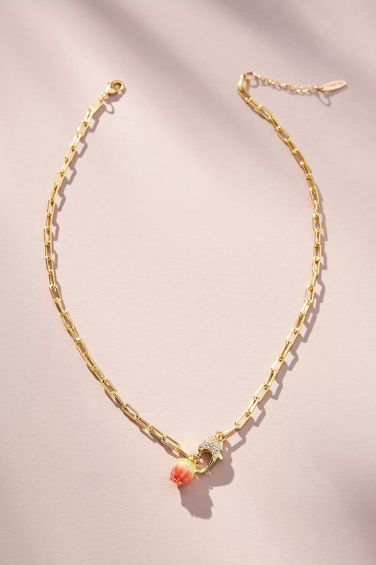 Logan Tay Strawberry Paperclip Necklace | Anthropologie (US)