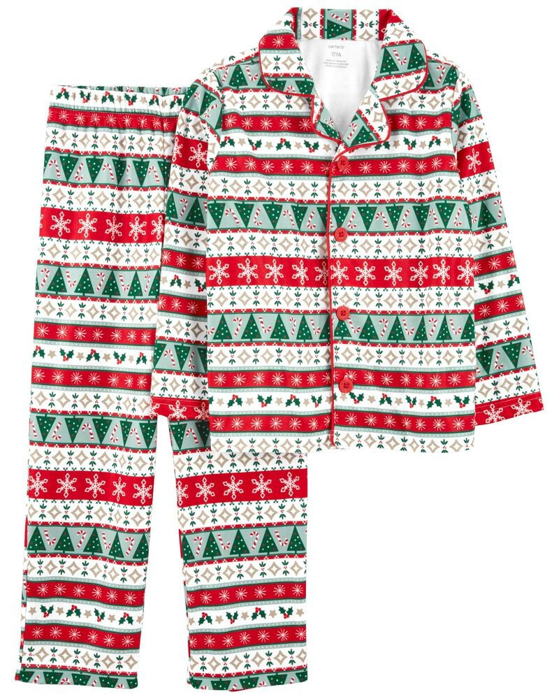 2-Piece Christmas Coat-Style PJs | OshKosh B'gosh