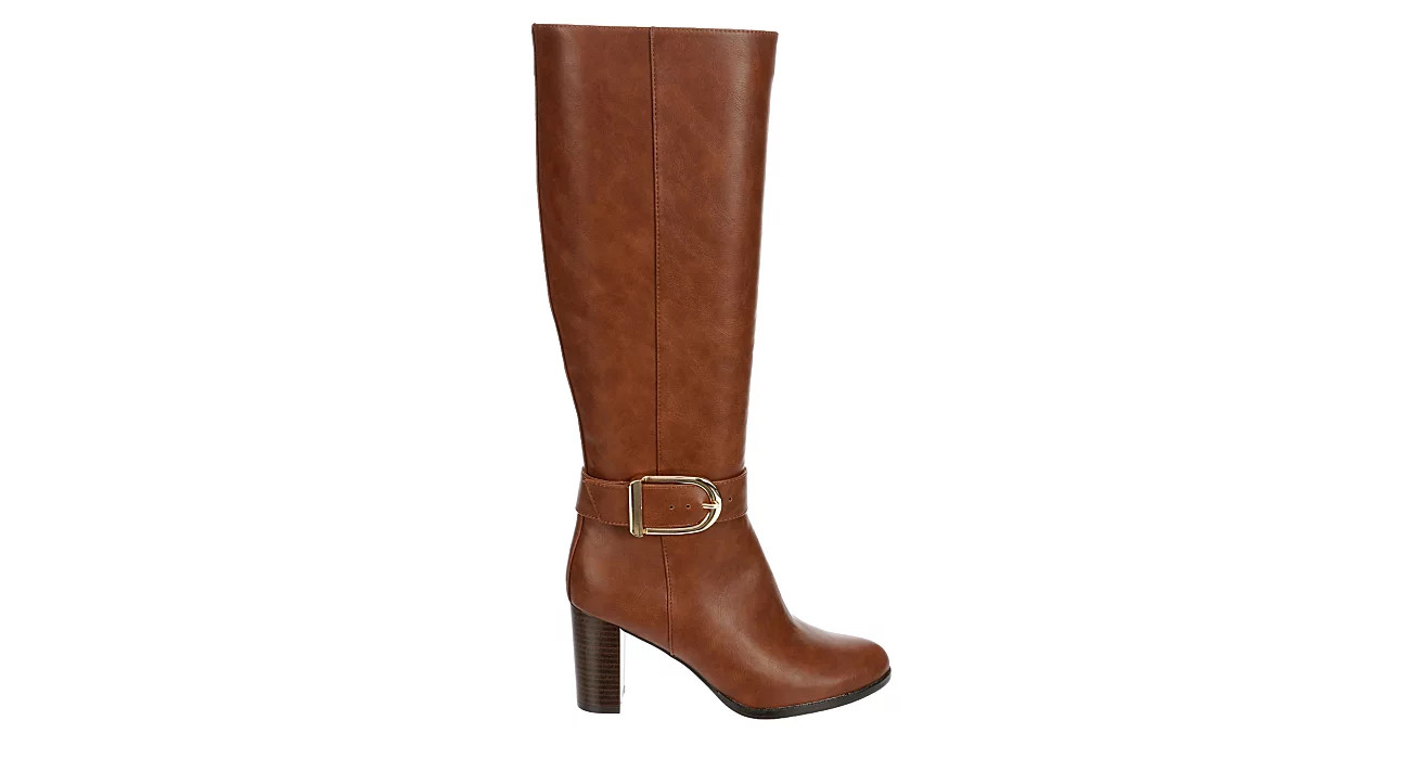 COGNAC LAUREN BLAKWELL Womens Raquel Tall Dress Boot | Rack Room Shoes