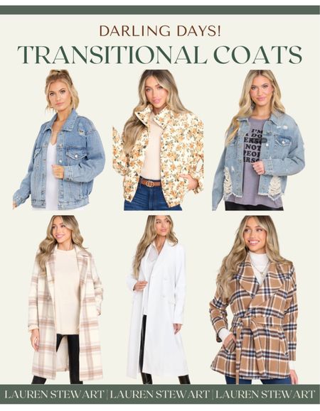 Cutest coats for transitional weather!!! 

#LTKU #LTKtravel #LTKFind