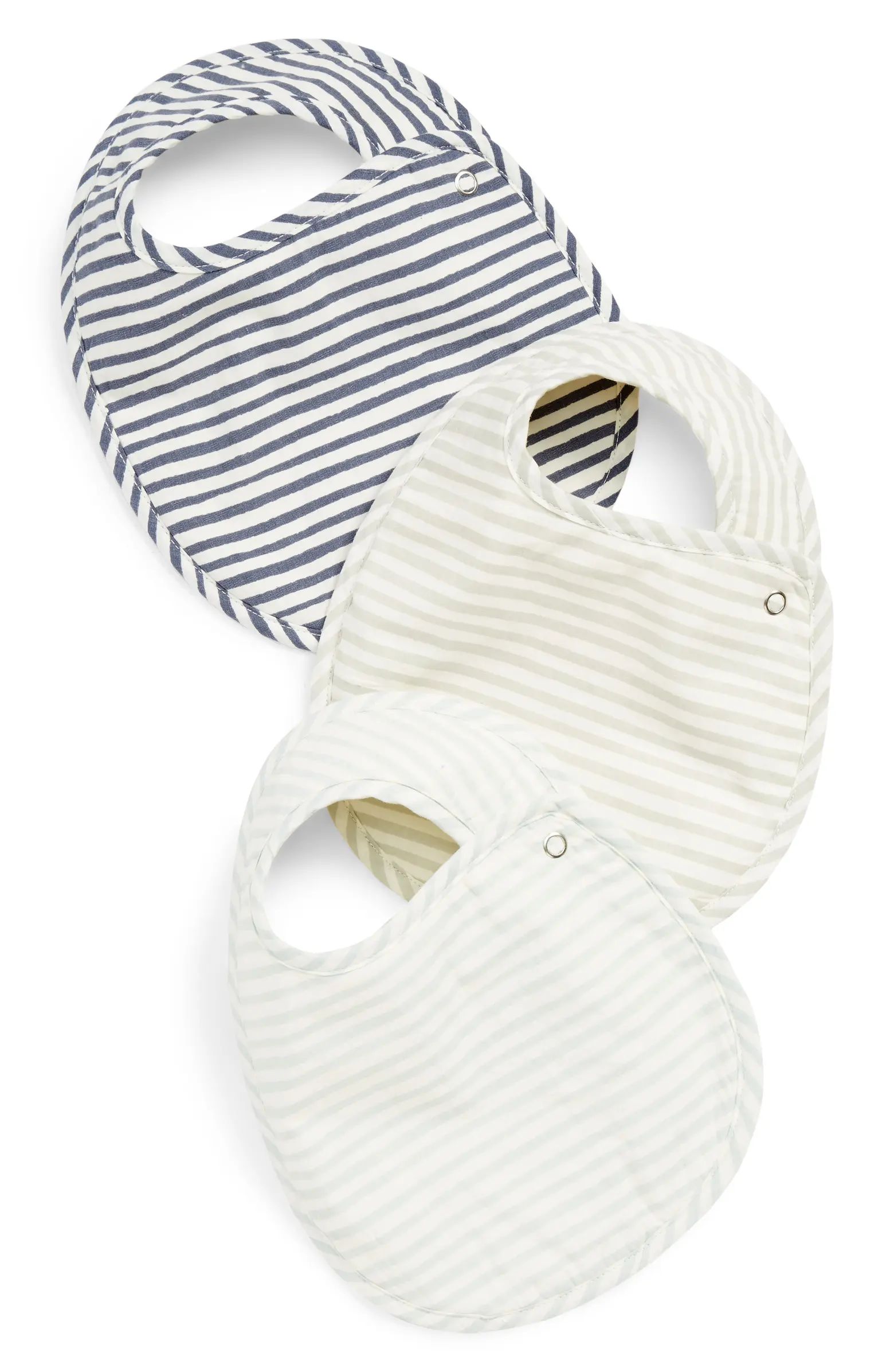 Stripes Away 3-Pack Bibs | Nordstrom