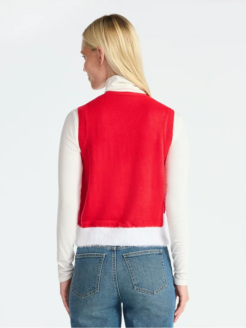 Peanuts Women's Snoopy Christmas Tie Vest, Sizes XXS-XXL | Walmart (US)