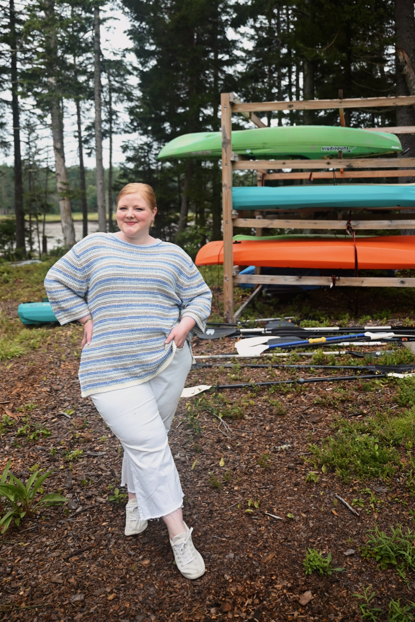 Casual Coastal Summer Outfit Formula 🐚🌊 = Lightweight Beach Sweater + White Cropped Jeans + White Sneakers. 



#LTKSeasonal #LTKStyleTip #LTKPlusSize