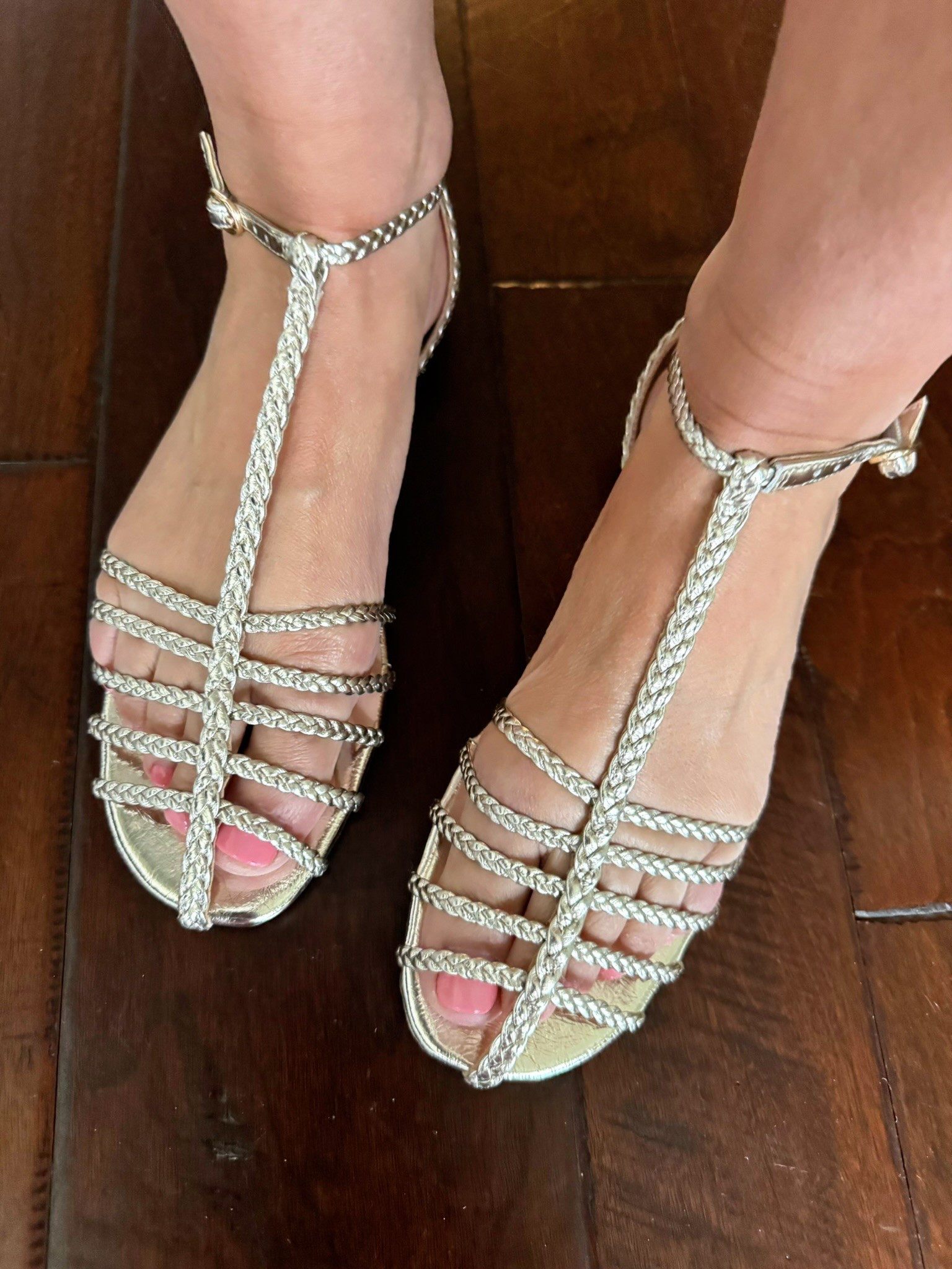 The perfect complement to laid-back summer looks! This flat sandal features braided leather straps, a caged toe and an adjustable ankle strap for polished, walkable style.

#LTKSeasonal #LTKShoeCrush #LTKStyleTip