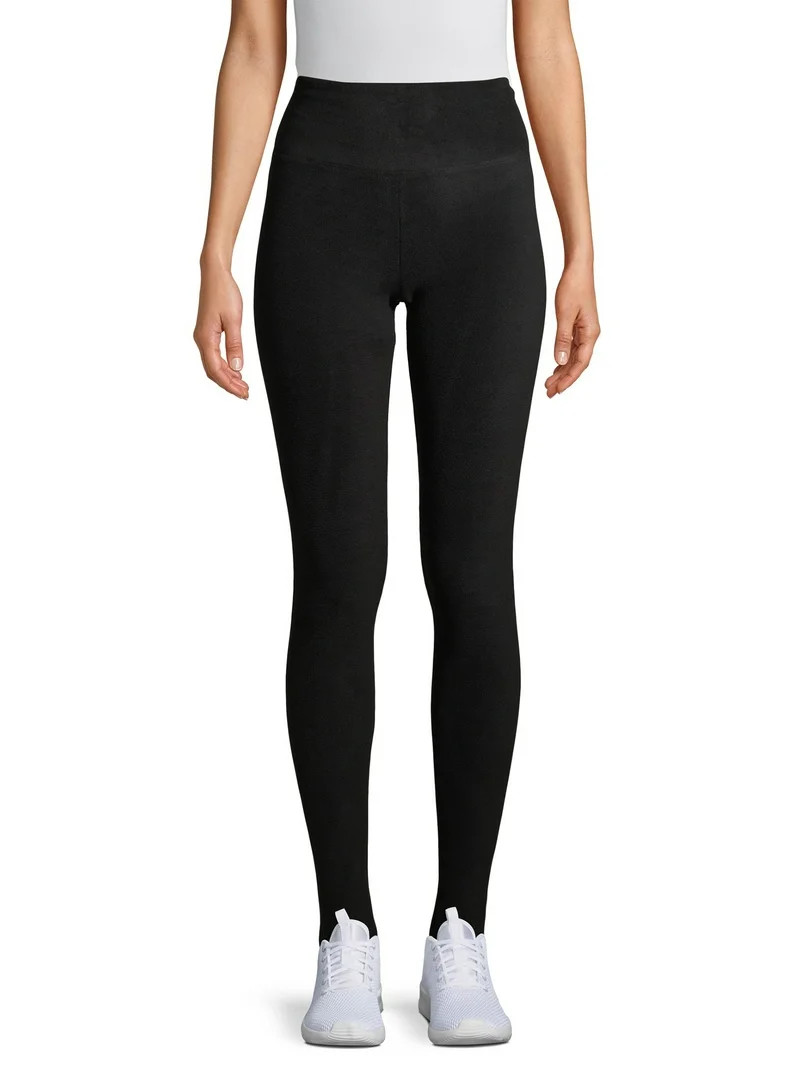 ClimateRight by Cuddl Duds Stretch Fleece Women's High Rise Base Layer Legging, Sizes XS to 4X - ... | Walmart (US)