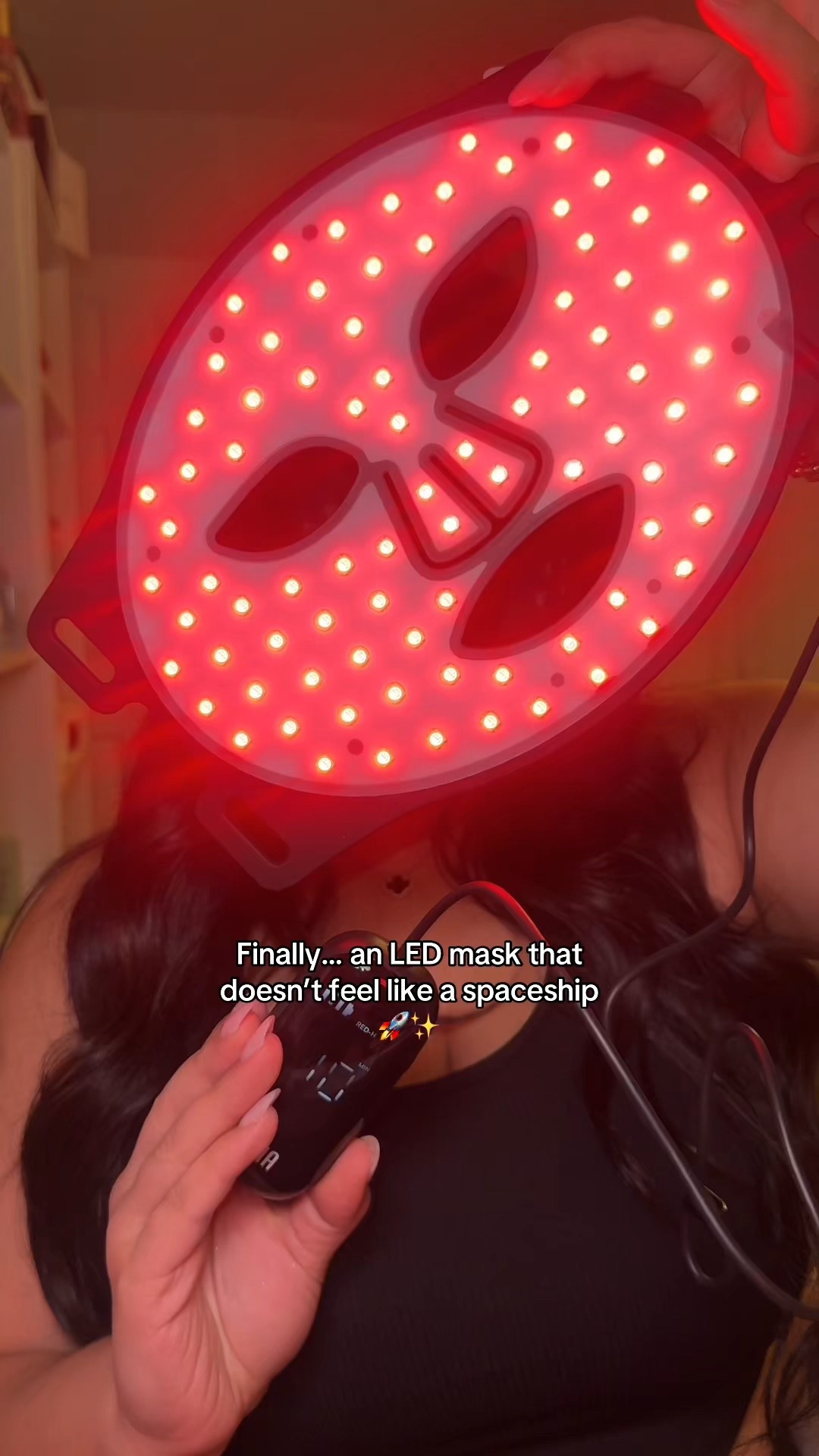 Red Light Mask that feels so comfortable! Tried so many bulky led face masks that I couldn’t wait to take off but this was so comfortable to wear and the results are amazing!! 
#redlighttherapy #bluelighttherapy #skincare #matureskin #glassskin 

#LTKGiftGuide #LTKHoliday #LTKCyberWeek