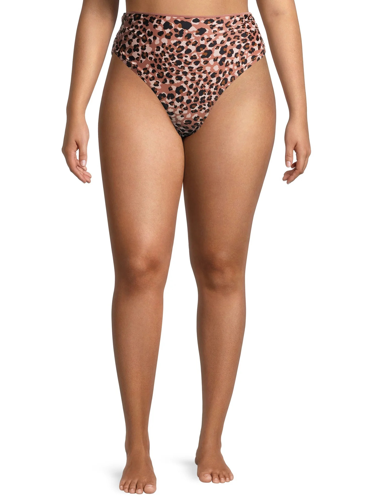 Time and Tru - HIGH WAIST CUTOUT SIDE BTM - Walmart.com | Walmart (US)