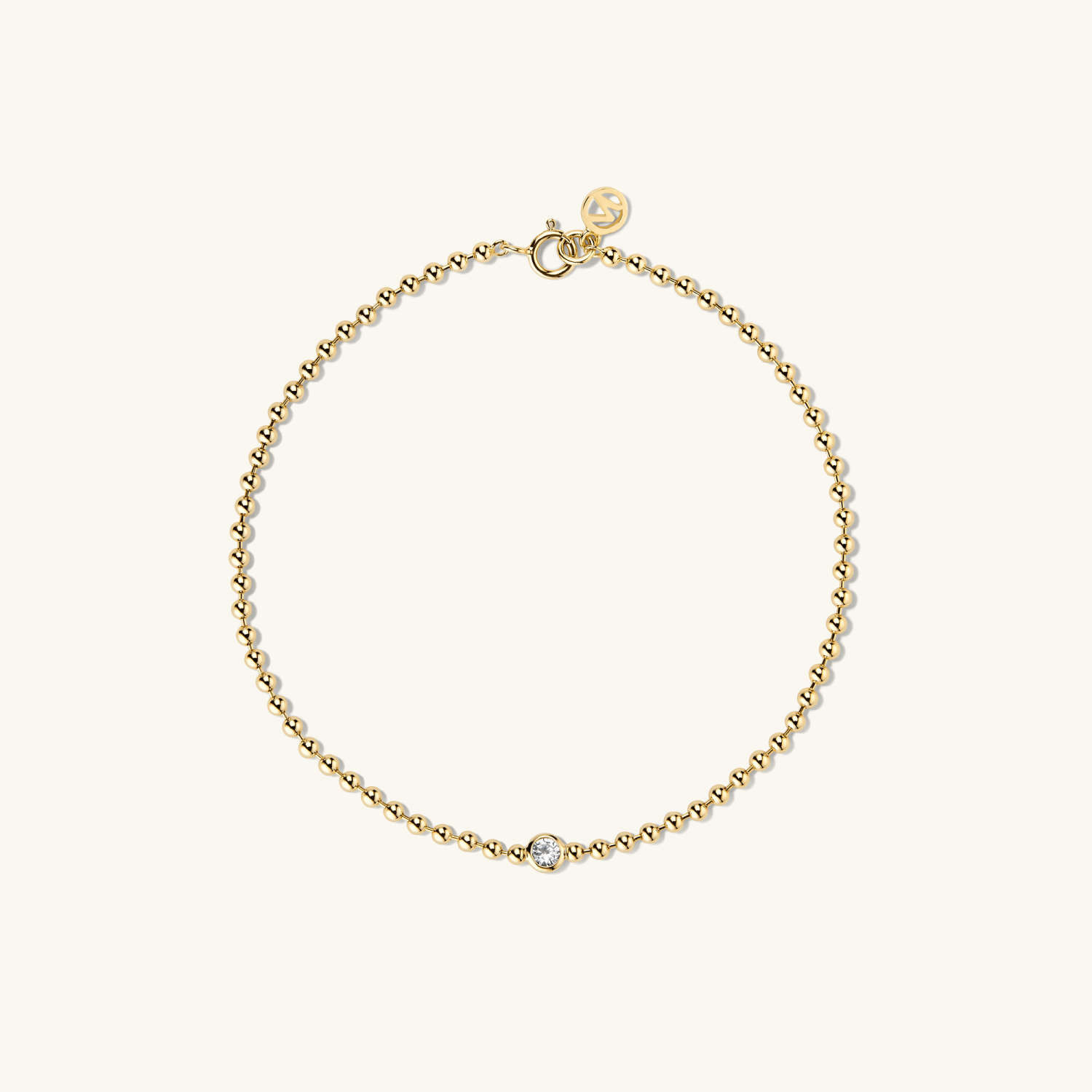 Round Gemstone Beaded Bracelet | Mejuri (Global)