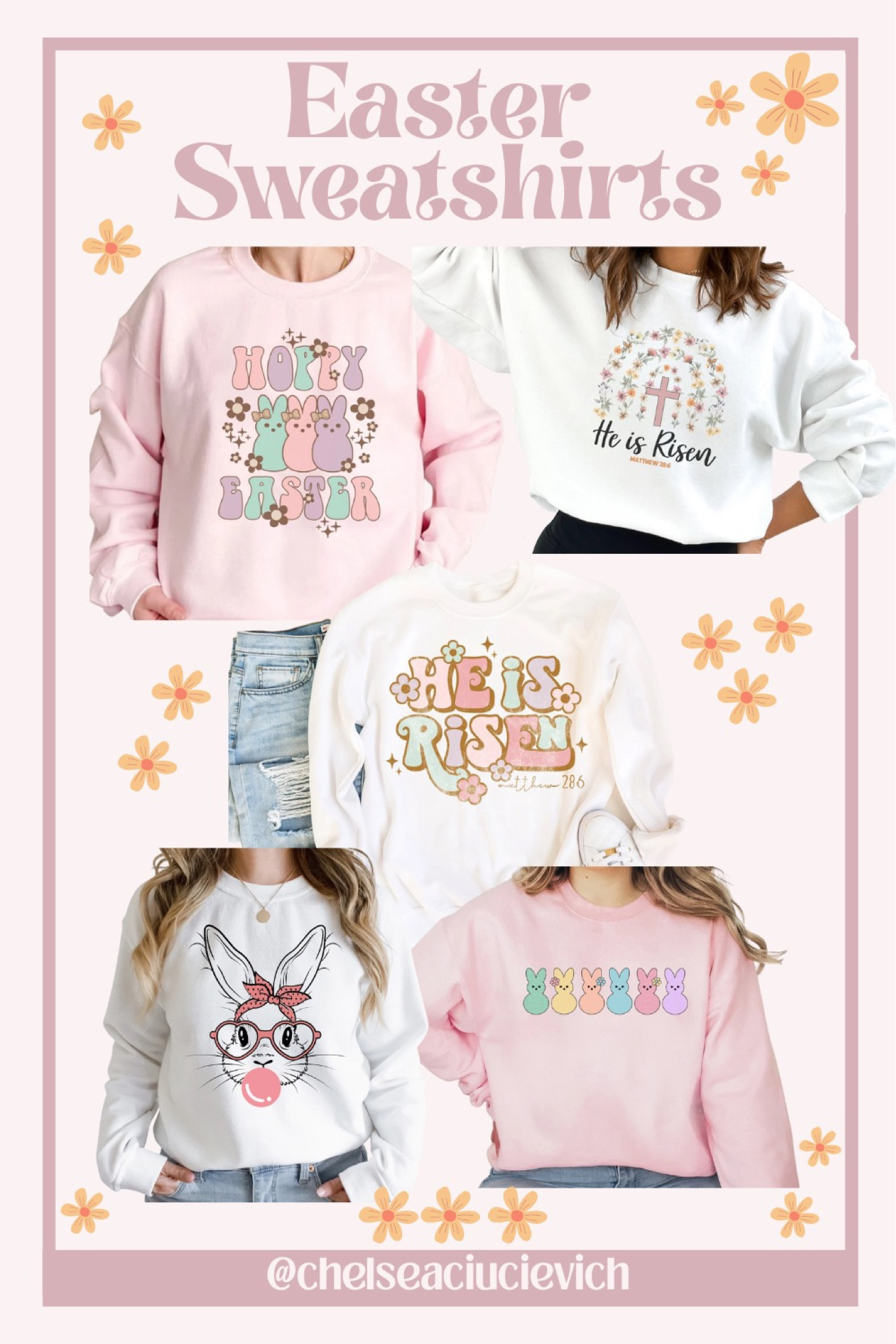 Spring sweatshirts. Spring style. Easter graphic sweatshirts. Easter shirt. Spring graphic sweatshirt.

#LTKSeasonal #LTKstyletip #LTKunder50