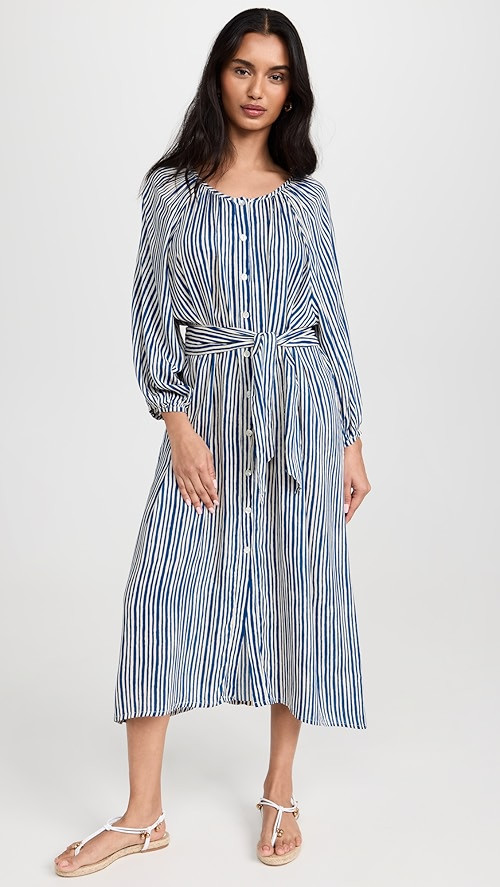 Alex Midi Dress With Sash | Shopbop