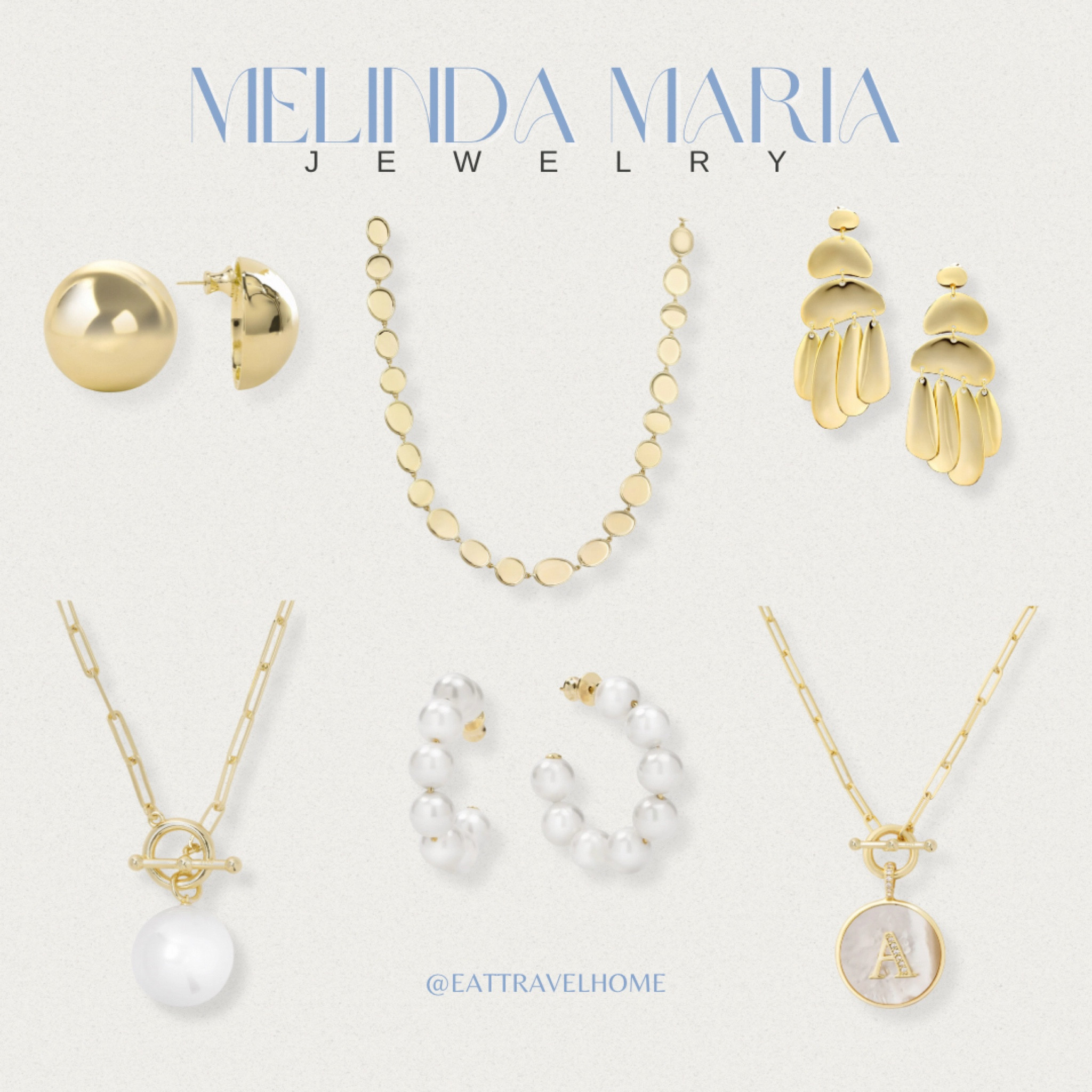 Melinda Maria Jewelry Collection 

Gold, silver, jewelry diamonds, pearls, letter necklace, gold hoops, gifts, Christmas, holiday shopping, mothers, sister, wife, daughter, grandmother, gift guide, holiday presents, last minute gifts, gifts box, mystery box, quality jewelry 

#LTKGiftGuide #LTKHoliday

#LTKwedding #LTKfindsunder100 #LTKparties