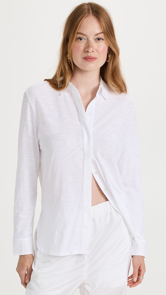 Slim Collared Top | Shopbop