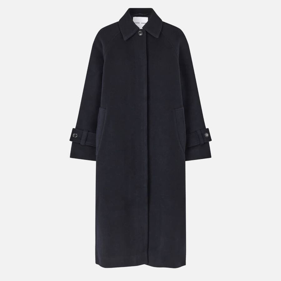 Samsøe Samsøe Alma Wool-Blend Coat | Coggles (Global)