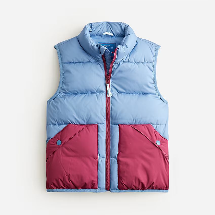 Kids' patch-pocket vest with PrimaLoft® | J.Crew US